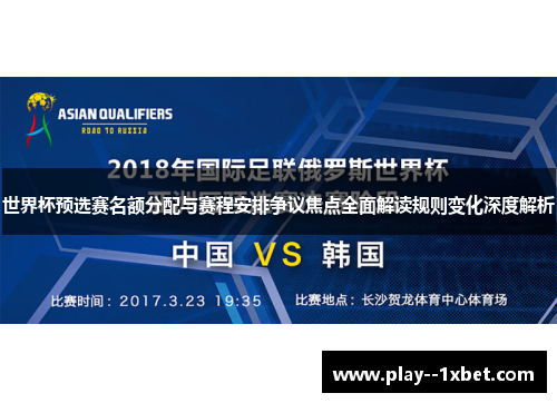 世界杯预选赛名额分配与赛程安排争议焦点全面解读规则变化深度解析